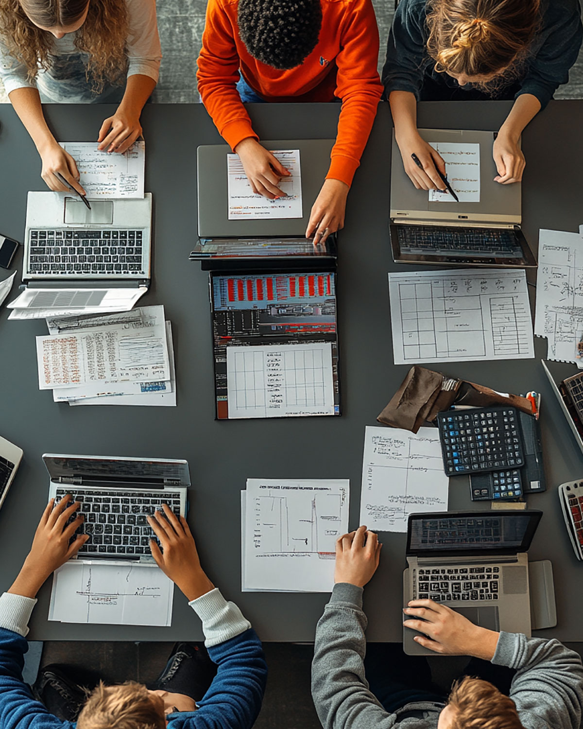 Foto di persone che lavorano in un coworking